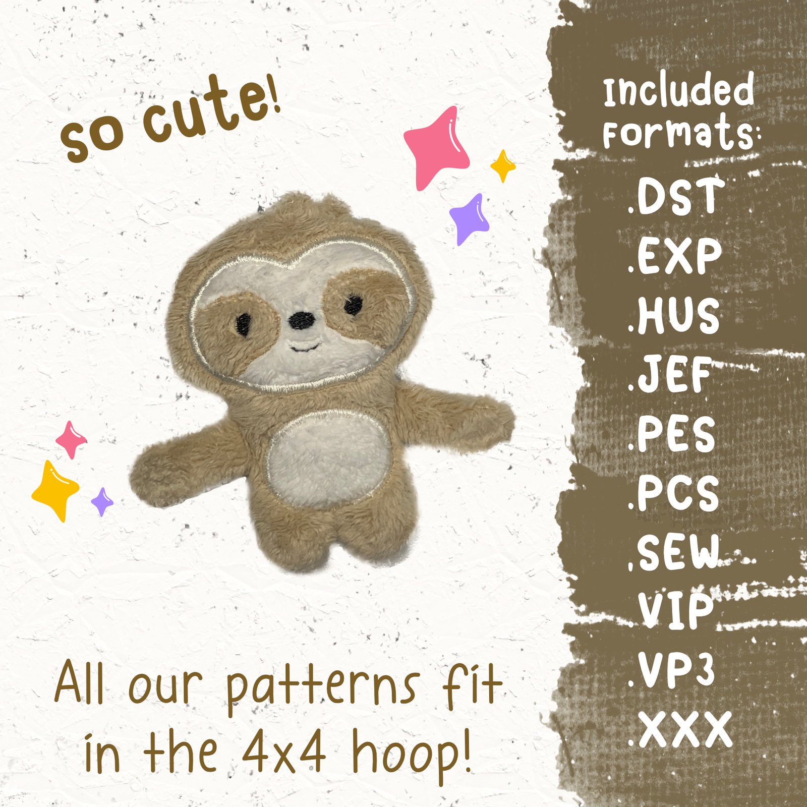 Sloth Pocket Plushie - Image 2